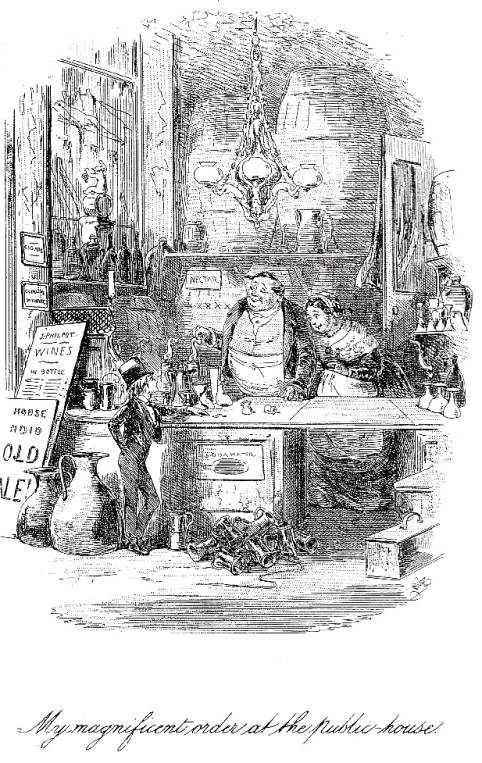 Illustration by Hablot Browne for David Copperfield No. 4