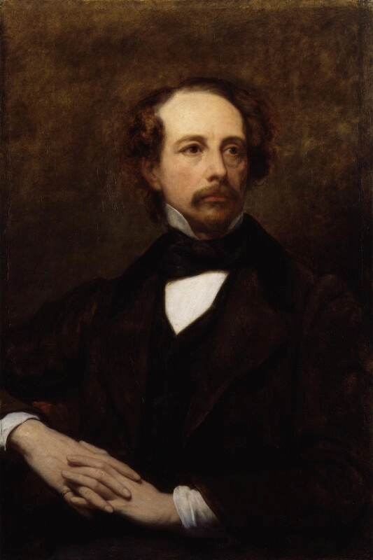 1855 portrait of Dickens by Ary Scheffer